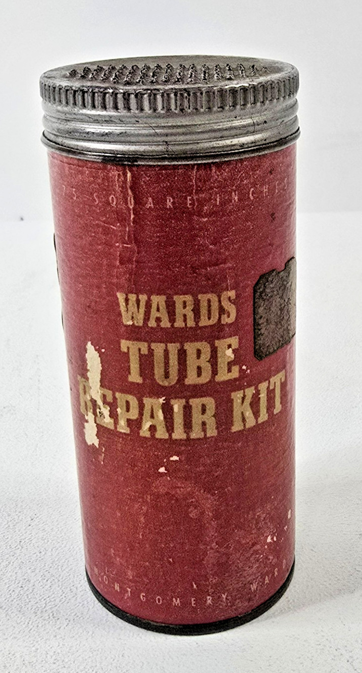 Vintage Wards Montgomery Wards Tube Repair Kit Container #61-1308